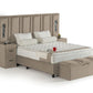 Boxspringbett King Komplett mit Nachtlicht